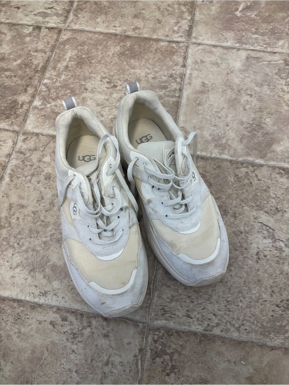 UGG Women’s Off-White and Cream Casual Sneakers